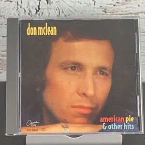 Don McLean – American Pie & Other Hits (CD, 1995)‎ Music Album Compilation